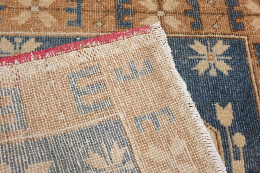 Vintage Hand Knotted Anatolian Turkish Square Rug Size: 88 x 63cm- Rugs Direct 