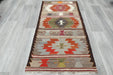 Vintage Anatolian Flatweave Hallway Runner Rug Size: 165 x 90cm- Rugs Direct 