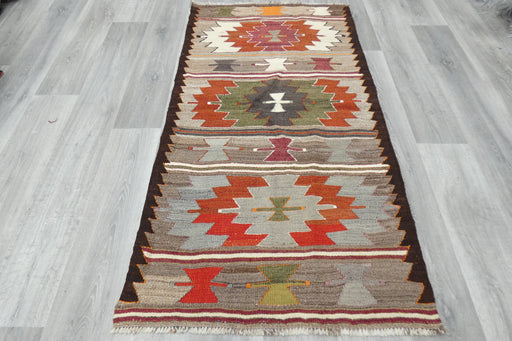 Vintage Anatolian Flatweave Hallway Runner Rug Size: 165 x 90cm- Rugs Direct 