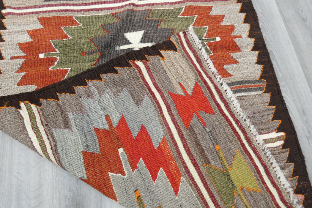 Vintage Anatolian Flatweave Hallway Runner Rug Size: 165 x 90cm- Rugs Direct 