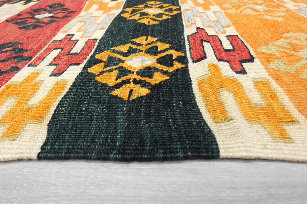 Authentic Handwoven Turkish Kilim Rug 143 x 72cm | Vintage Anatolian Wool Flatweave- Rugs Direct