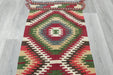 Authentic Handwoven Turkish Kilim Runner Rug 116 x 53cm | Anatolian Wool Flatweave- Rugs Direct 