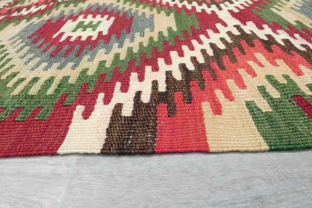 Authentic Handwoven Turkish Kilim Runner Rug 116 x 53cm | Anatolian Wool Flatweave- Rugs Direct 
