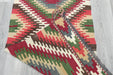 Authentic Handwoven Turkish Kilim Runner Rug 116 x 53cm | Anatolian Wool Flatweave- Rugs Direct 