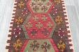 Authentic Turkish Kilim Rug 90 x 60cm | Geometric Anatolian Wool Flatweave- Rugs Direct 