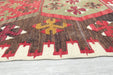 Authentic Turkish Kilim Rug 90 x 60cm | Geometric Anatolian Wool Flatweave- Rugs Direct 