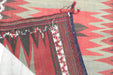 Turkish Kilim Rug 132 x 122cm | Handwoven Anatolian Tribal Design- Rugs Direct 