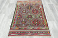 Turkish Kilim Rug 143 x 106cm | Handwoven Anatolian Geometric Design- Rugs Direct 