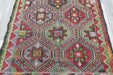 Turkish Kilim Rug 143 x 106cm | Handwoven Anatolian Geometric Design- Rugs Direct 