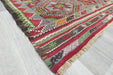 Turkish Kilim Rug 143 x 106cm | Handwoven Anatolian Geometric Design- Rugs Direct 