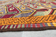 Turkish Kilim Rug 140 x 102cm | Handwoven Anatolian Geometric Design- Rugs Dirct 