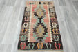 Turkish Kilim Rug 128 x 80cm | Pastel Anatolian Geometric Design- RUGS DIRECT 