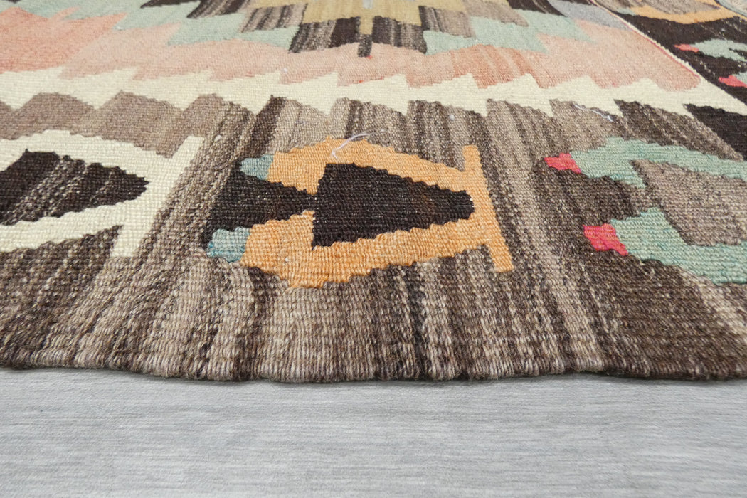 Turkish Kilim Rug 128 x 80cm | Pastel Anatolian Geometric Design- RUGS DIRECT 