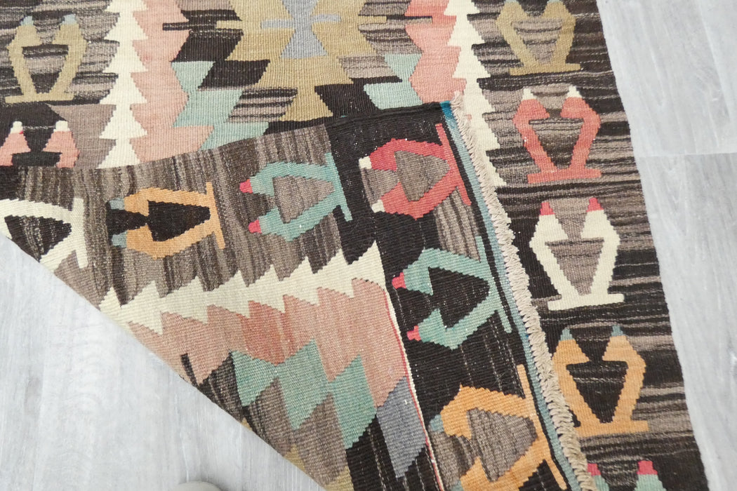 Turkish Kilim Rug 128 x 80cm | Pastel Anatolian Geometric Design- RUGS DIRECT 
