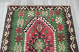 Handwoven Turkish Kilim Accent Rug 130 x 100cm | Geometric Wool Flatweave- Rugs Direct 
