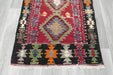 Handwoven Turkish Kilim Accent Rug 130 x 80cm | Geometric Wool Flatweave- Rugs Direct