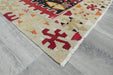 Handwoven Turkish Kilim Accent Rug 127 x 82cm | Geometric Wool Flatweave- Rugs Direct 