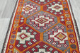 Vintage Handmade Turkish Kilim Rug 125 x 75cm | Geometric Tribal Wool Flatweave Rug | One of a Kind- Rugs Direct 