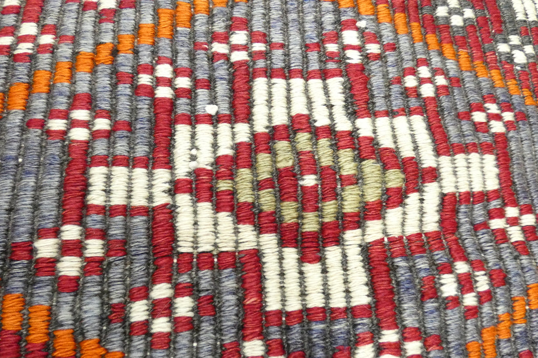 Vintage Handmade Turkish Kilim Rug 125 x 75cm | Geometric Tribal Wool Flatweave Rug | One of a Kind- Rugs Direct 
