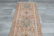 Vintage Turkish Oushak Rug Runner 188 x 60cm | Handmade Wool Hallway Runner | One-of-a-Kind Pastel Runner- Rugs Direct 