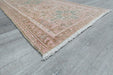 Vintage Turkish Oushak Rug Runner 188 x 60cm | Handmade Wool Hallway Runner | One-of-a-Kind Pastel Runner- Rugs Direct 