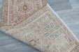 Vintage Turkish Oushak Rug Runner 188 x 60cm | Handmade Wool Hallway Runner | One-of-a-Kind Pastel Runner- Rugs Direct 