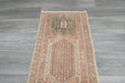 Vintage Turkish Oushak Rug Runner 202 x 55cm | Handmade Wool Hallway Runner | One-of-a-Kind Pastel Runner- Rugs Direct 