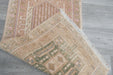 Vintage Turkish Oushak Rug Runner 202 x 55cm | Handmade Wool Hallway Runner | One-of-a-Kind Pastel Runner- Rugs Direct 