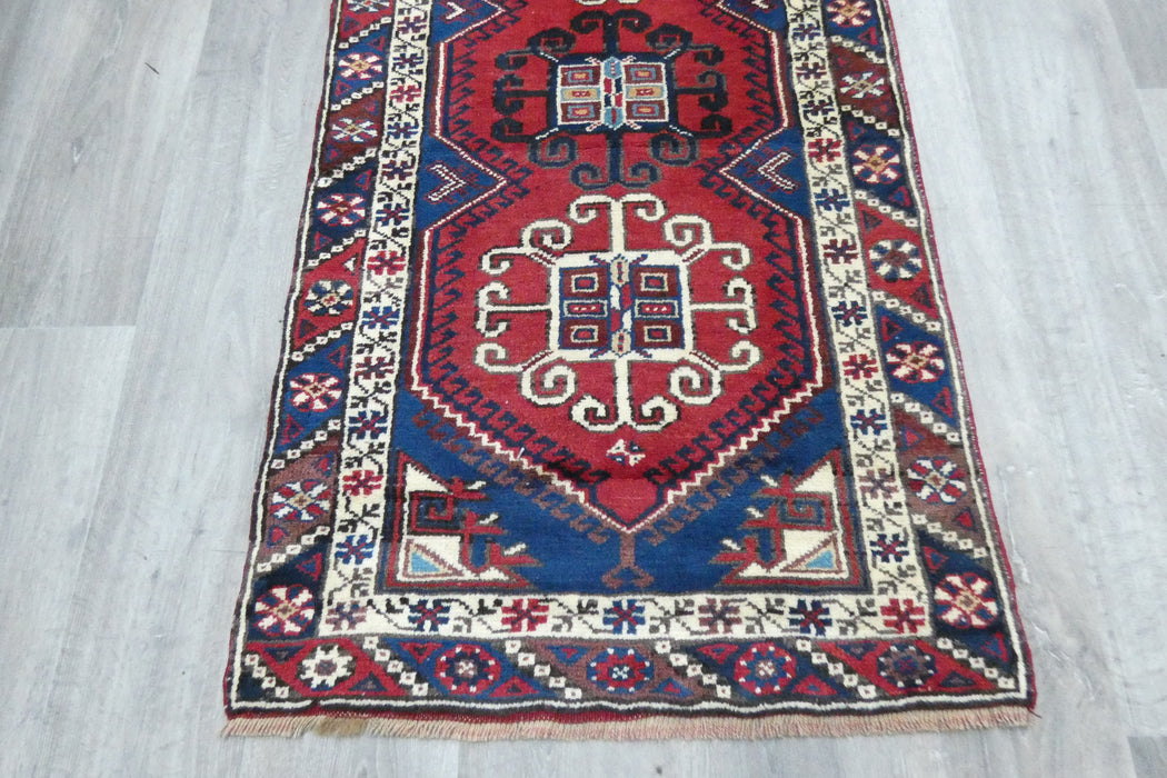 Vintage Handmade Tribal Rug Runner 304 x 75cm | Wool Hallway Runner | One of a Kind  | SKU: TK26-6