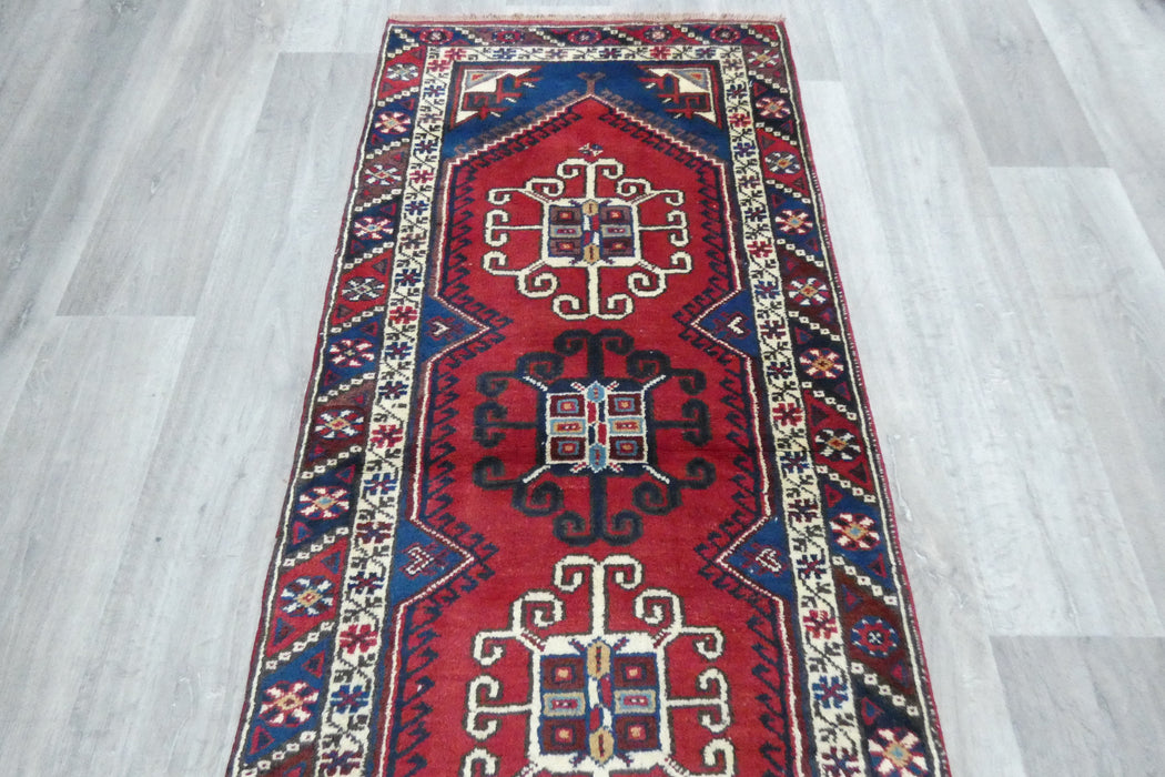 Vintage Handmade Tribal Rug Runner 304 x 75cm | Wool Hallway Runner | One of a Kind  | SKU: TK26-6