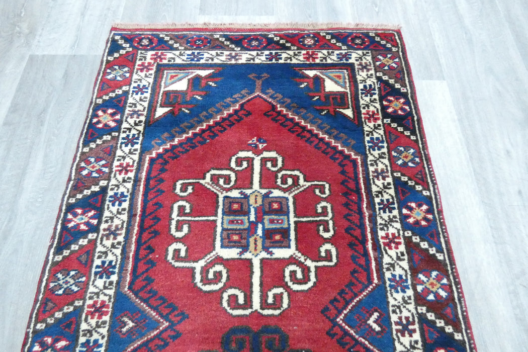 Vintage Handmade Tribal Rug Runner 304 x 75cm | Wool Hallway Runner | One of a Kind  | SKU: TK26-6