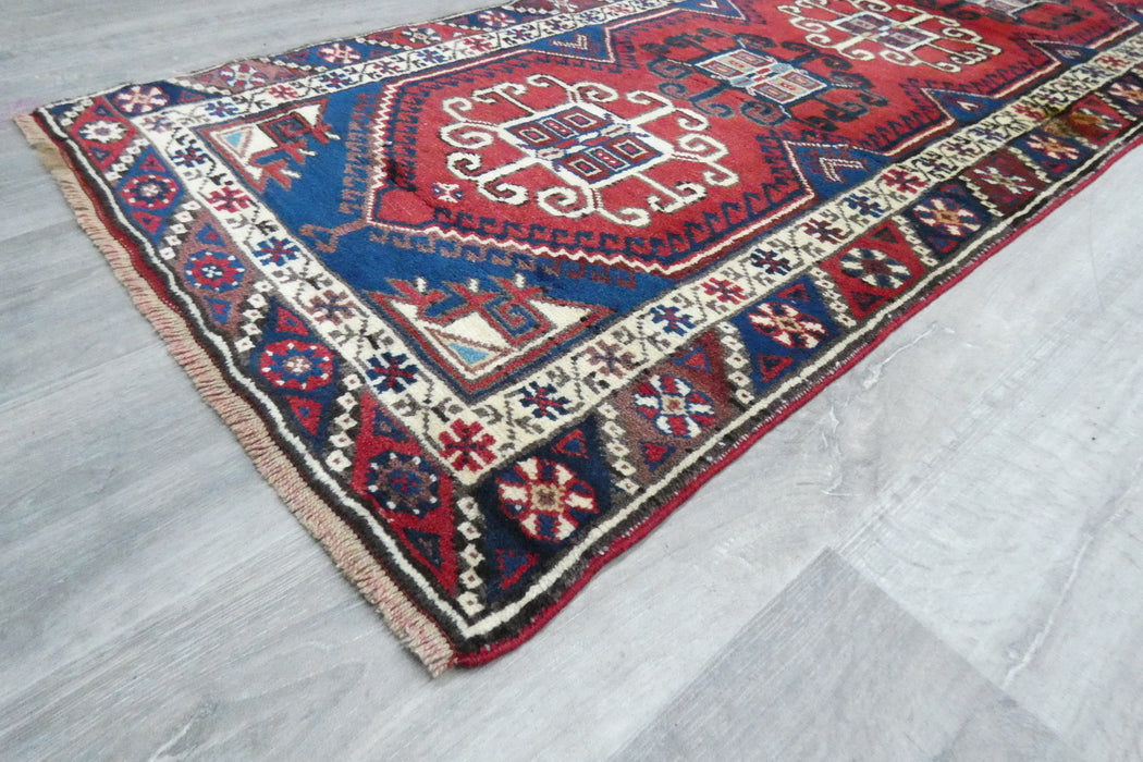 Vintage Handmade Tribal Rug Runner 304 x 75cm | Wool Hallway Runner | One of a Kind  | SKU: TK26-6