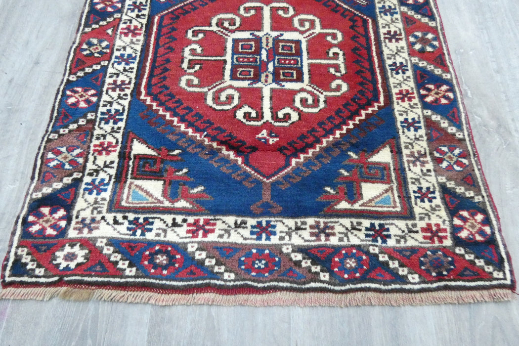 Vintage Handmade Tribal Rug Runner 304 x 75cm | Wool Hallway Runner | One of a Kind  | SKU: TK26-6