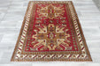 Handmade Original Turkish Kars Rug 185 x 144cm | Fine Turkish Kazak Wool Rug | One-of-a-Kind- Rugs Direct 