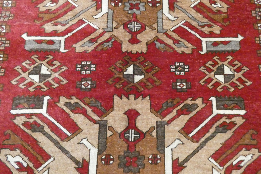 Handmade Original Turkish Kars Rug 185 x 144cm | Fine Turkish Kazak Wool Rug | One-of-a-Kind- Rugs Direct 