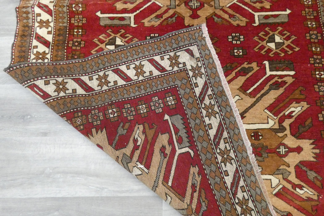 Handmade Original Turkish Kars Rug 185 x 144cm | Fine Turkish Kazak Wool Rug | One-of-a-Kind- Rugs Direct 