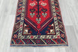 Vintage Handmade Tribal Rug Runner 384 x 77cm | Wool Hallway Runner | One of a Kind- Rugs Direct 