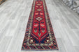Vintage Handmade Tribal Rug Runner 384 x 77cm | Wool Hallway Runner | One of a Kind- Rugs Direct 
