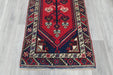 Vintage Handmade Tribal Rug Runner 384 x 77cm | Wool Hallway Runner | One of a Kind- Rugs Direct 