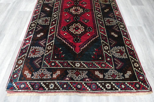 Handmade Turkish Tribal Wool Rug 230 x 134cm | Vintage Anatolian Style Area Rug | One-of-a-Kind- Rugs Direct 