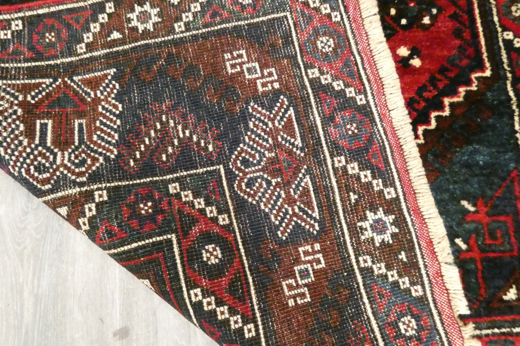 Handmade Turkish Tribal Wool Rug 230 x 134cm | Vintage Anatolian Style Area Rug | One-of-a-Kind- Rugs Direct 
