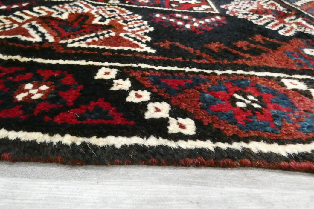 Handmade Turkish Tribal Wool Rug 223 x 132cm | Vintage Anatolian Style Area Rug | One-of-a-Kind - Rugs Direct 