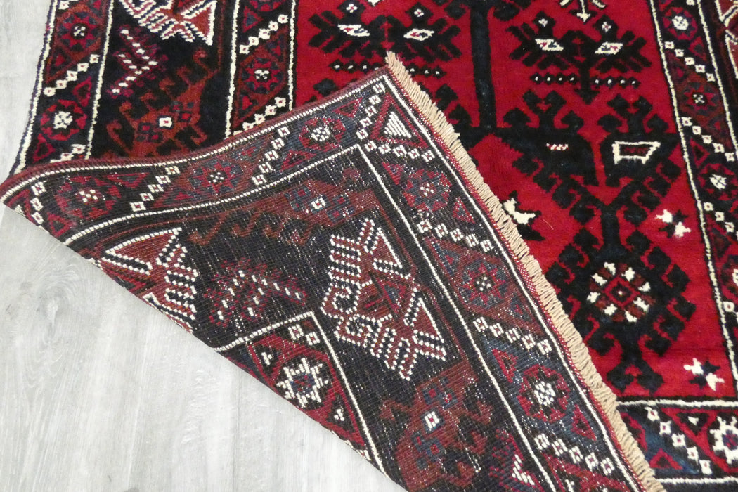 Handmade Turkish Tribal Wool Rug 223 x 132cm | Vintage Anatolian Style Area Rug | One-of-a-Kind - Rugs Direct 