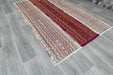 Handmade Turkish Cicim Kilim 253 x 150cm | Anatolian Flatweave Wool Rug | One-of-a-Kind Statement Piece- Rugs Direct 
