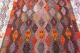 Handmade Turkish Cicim Kilim 260 x 152cm | Anatolian Flatweave Wool Rug | One-of-a-Kind Statement Piece- Rugs Direct 