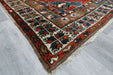 Vintage Turkish Floral Wool Rug 225 x 163cm | Handmade Hereke Style Area Rug | One-of-a-Kind- Rugs Direct 