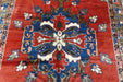 Vintage Turkish Floral Wool Rug 225 x 163cm | Handmade Hereke Style Area Rug | One-of-a-Kind- Rugs Direct 
