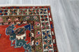 Vintage Turkish Floral Wool Rug 225 x 163cm | Handmade Hereke Style Area Rug | One-of-a-Kind- Rugs Direct 