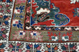 Vintage Turkish Floral Wool Rug 225 x 163cm | Handmade Hereke Style Area Rug | One-of-a-Kind- Rugs Direct 