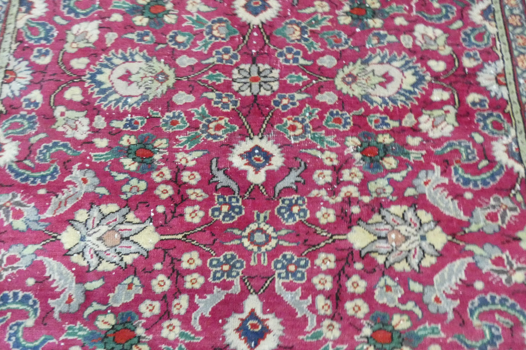 Vintage Handmade Turkish Kayseri Rug 160 x 122cm | Fine Weave Wool Rug | One-of-a-Kind- Rugs Direct 